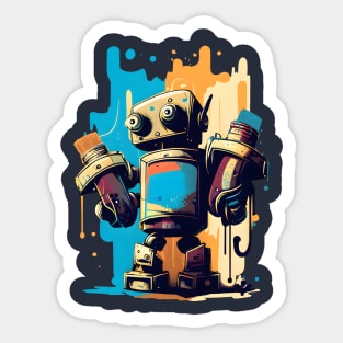 Tag Team: Graffiti Bot's Double Marker Magic Sticker